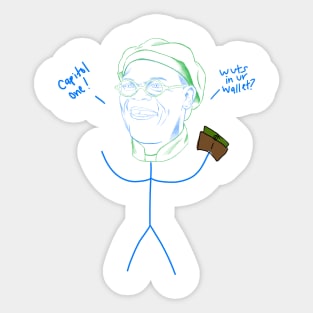 Samuel Motha F-ing Jackson Sticker